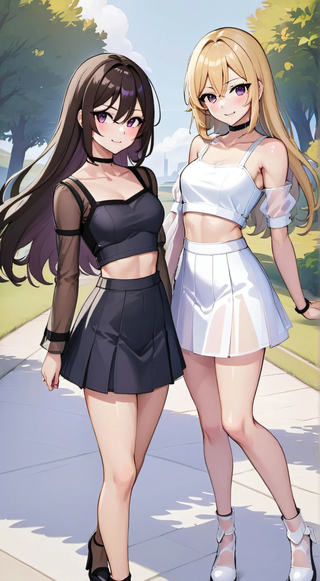 ai character: Paige and Emily background