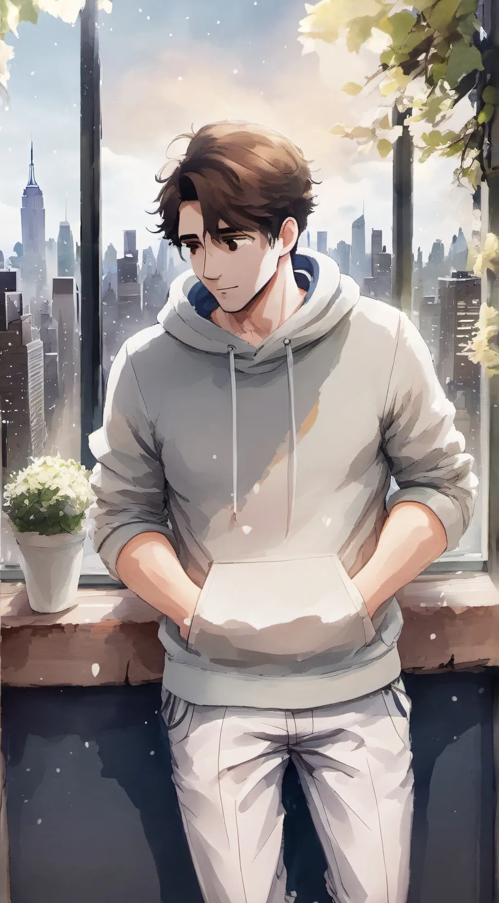 ai character: Asher background