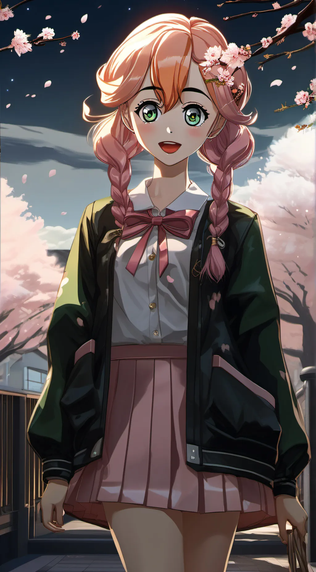 ai character: Kimitsu academy  background