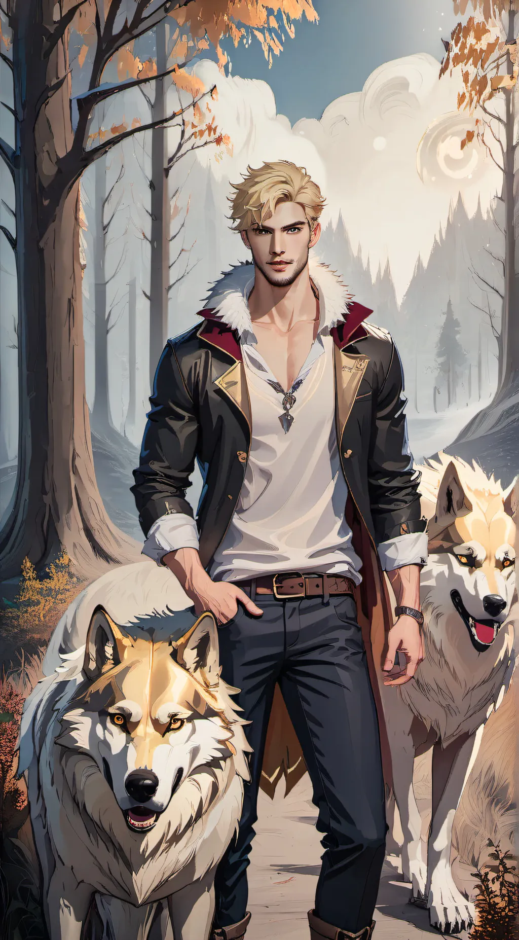 ai character: Leo background