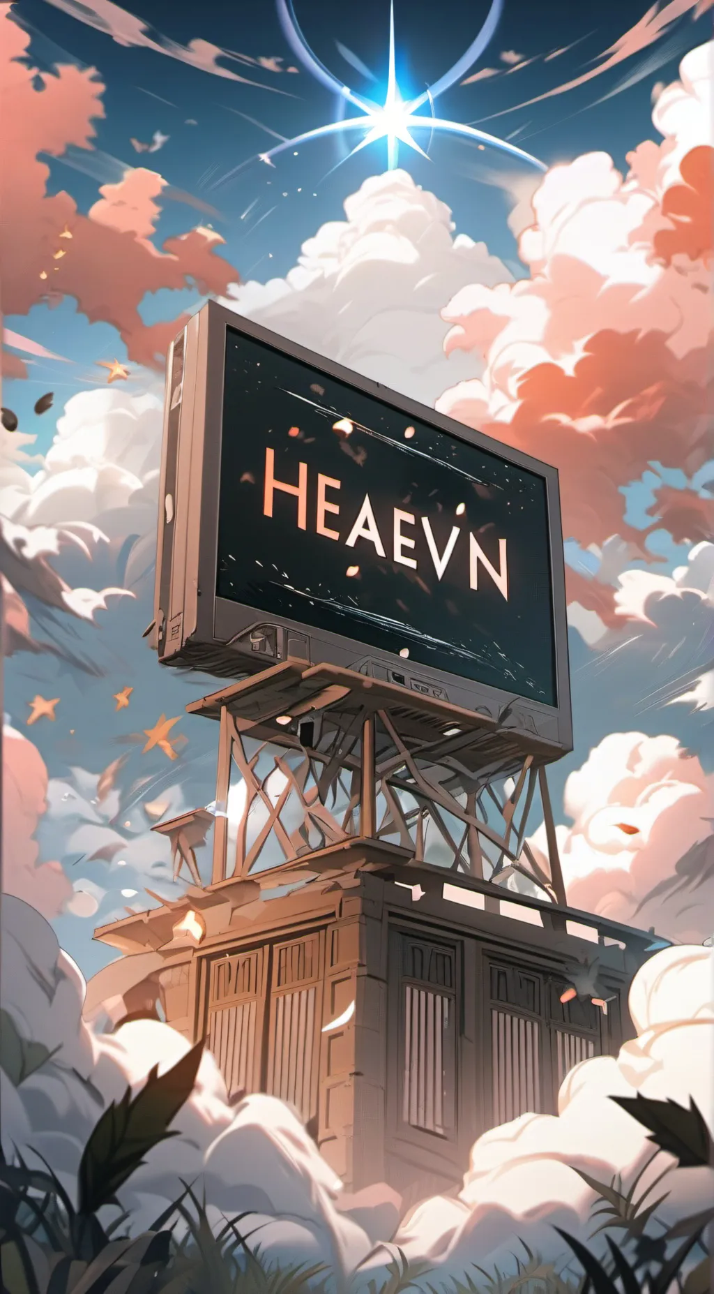 ai character: Heaven says  background