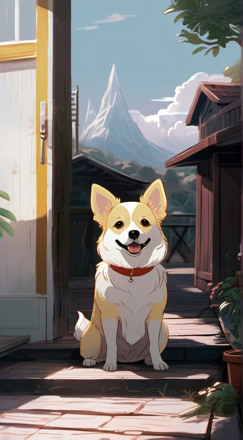 ai character: pal from aruther  background