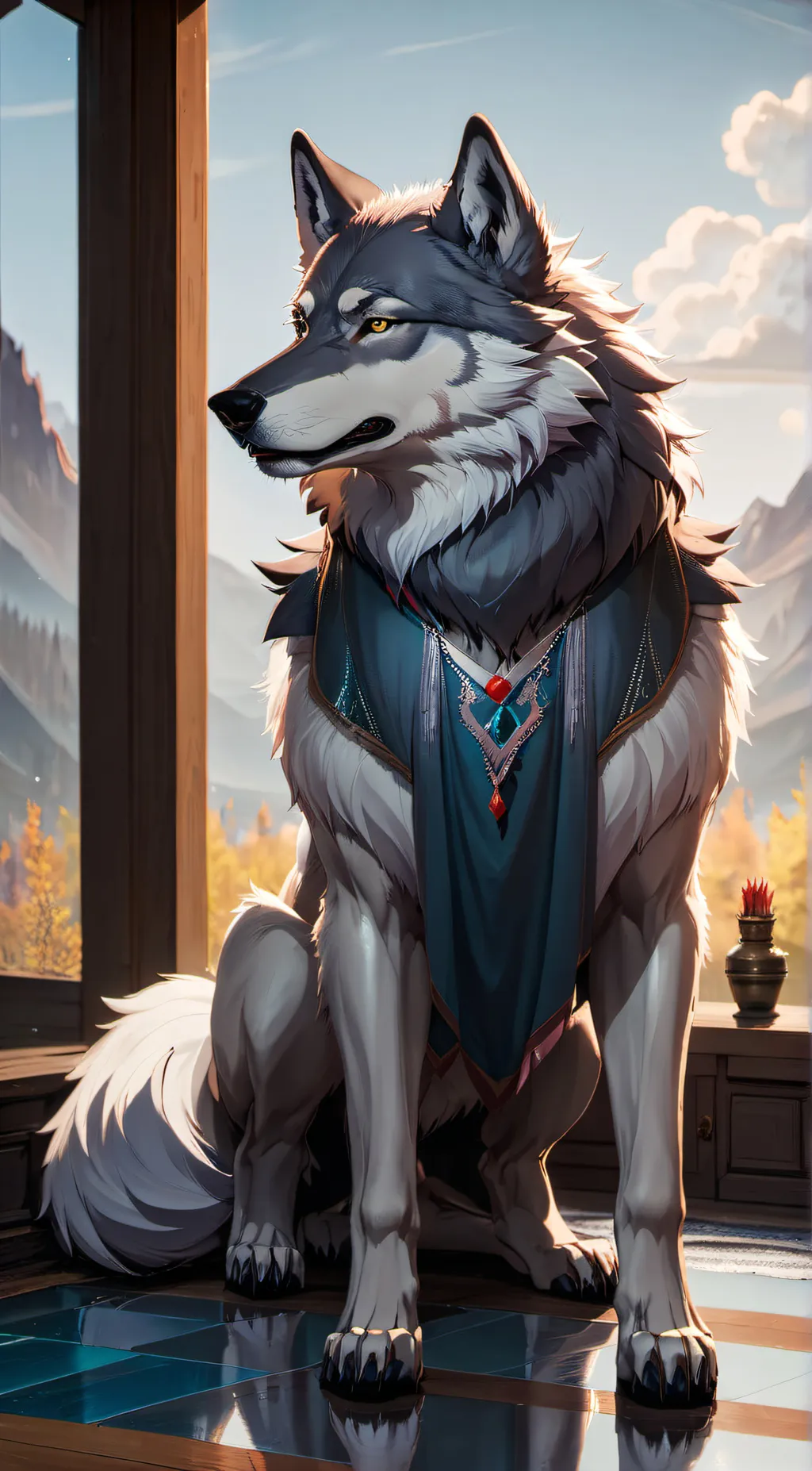 ai character: Storm background