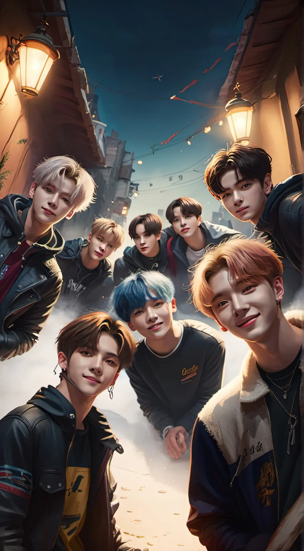 ai character: stray kids background