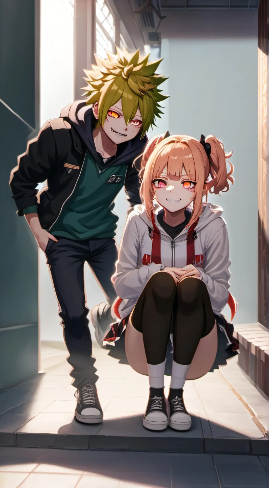 ai character: denki and y/n background