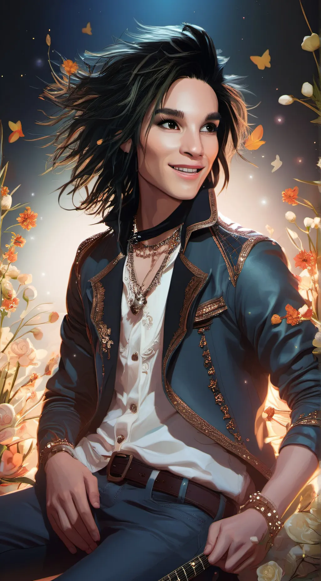 ai character: Bill kaulitz  background