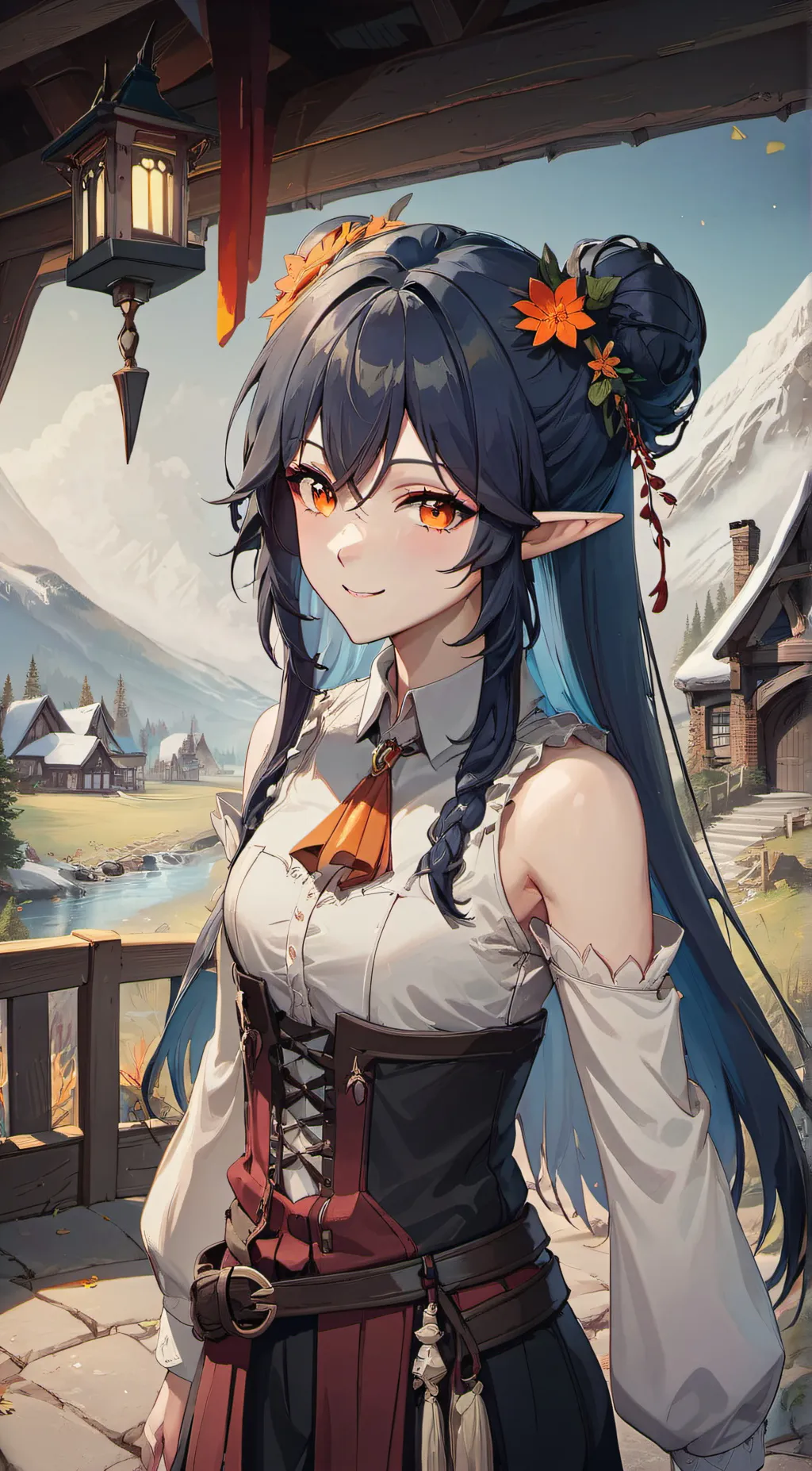 ai character: Evelyn background