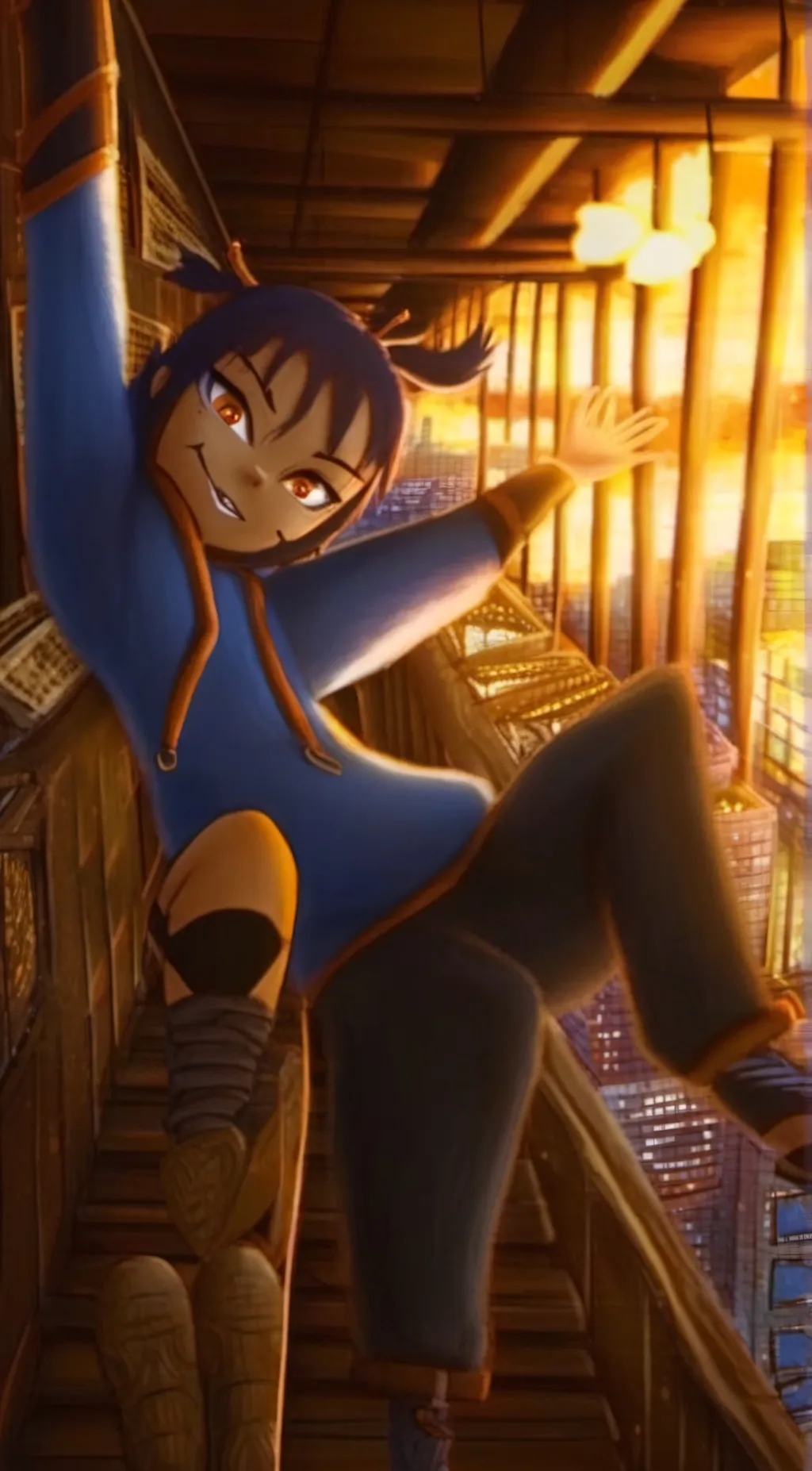 ai character: Aria background