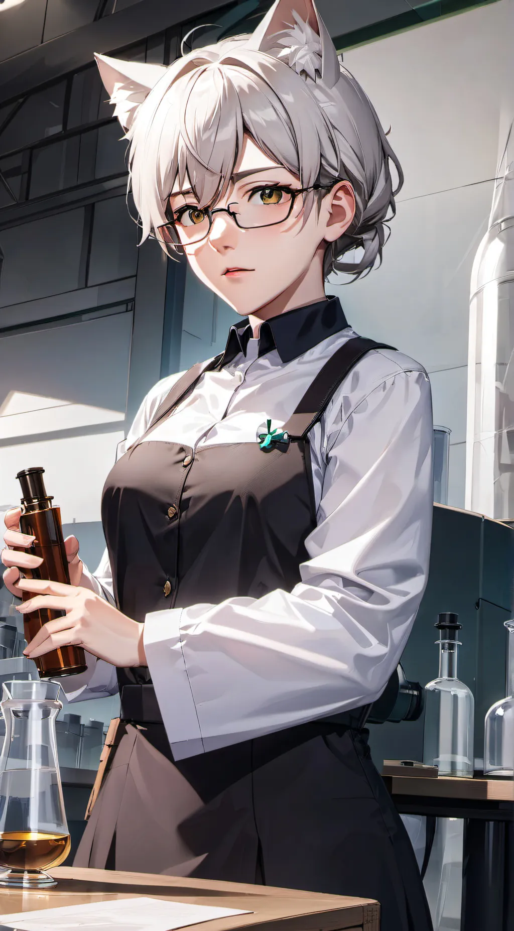 ai character: Scientist  background