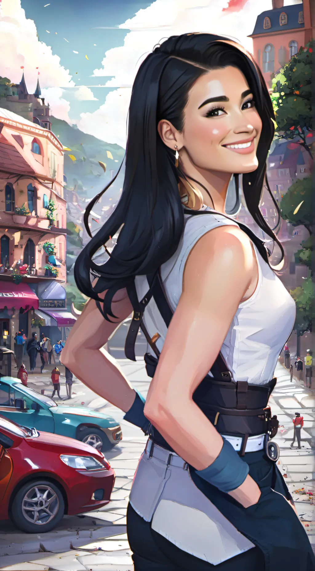 ai character: Charlie demelia background