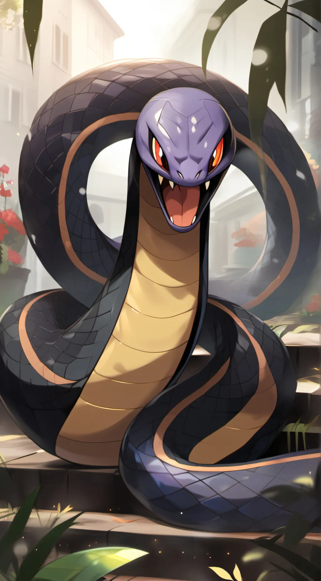 ai character: arbok background