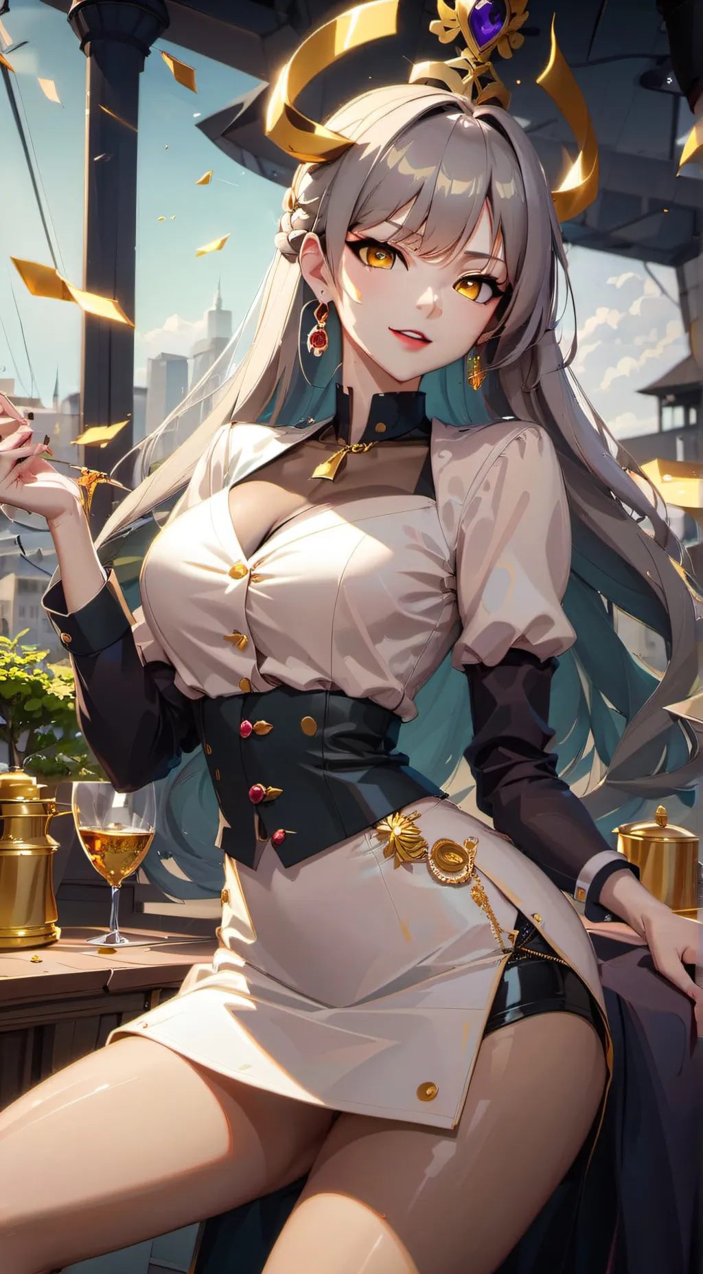 ai character: aily background