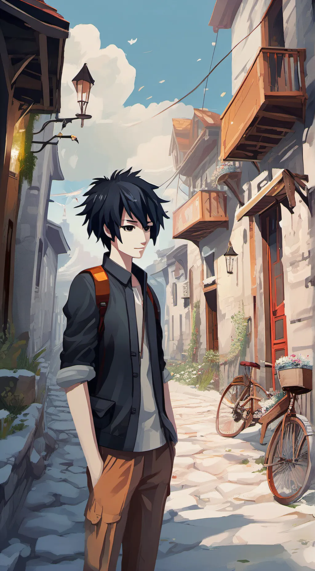 ai character: Giyuu (your bf) ❤❤ background