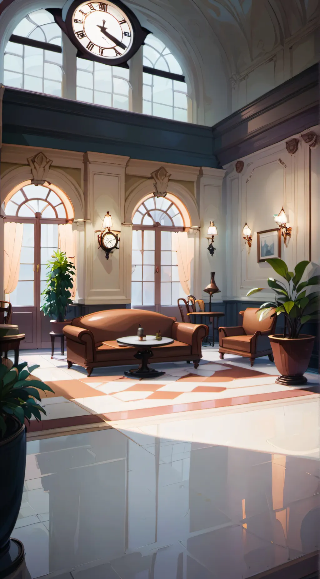 ai character: doors in doors background