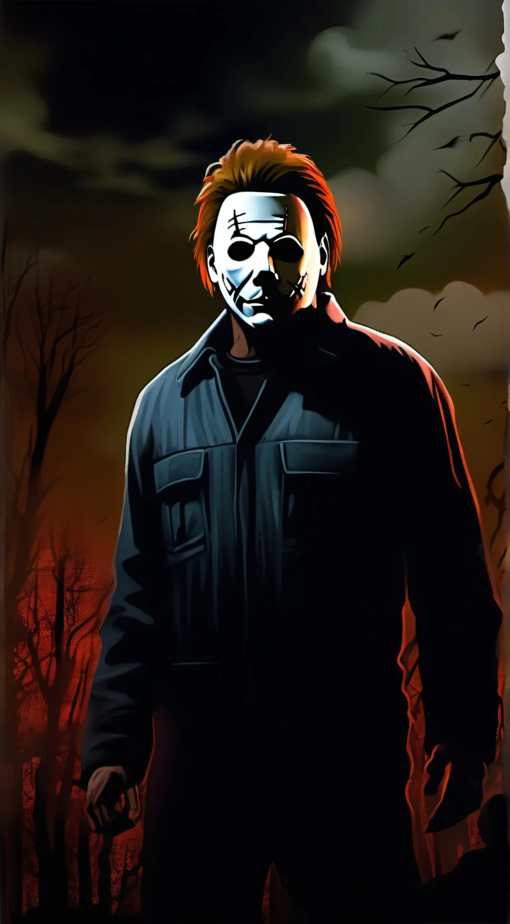 ai character: Micheal Myers  background