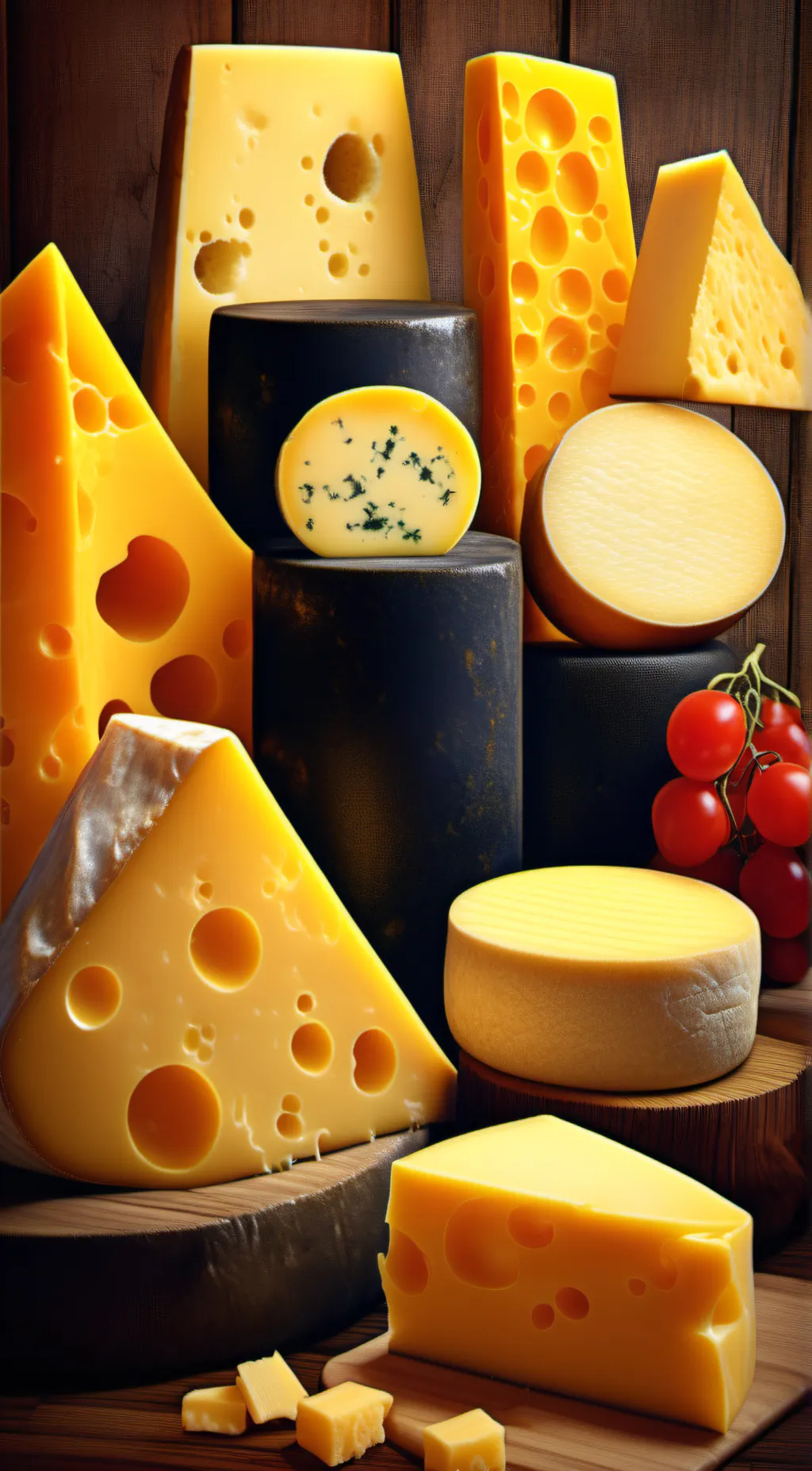 ai character: Cheese background