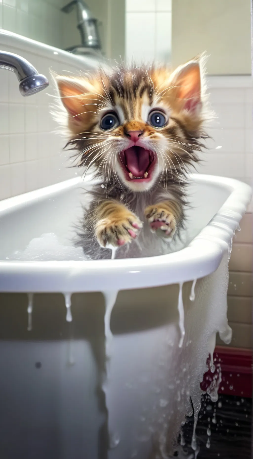 Talkie AI - Chat with bath cat