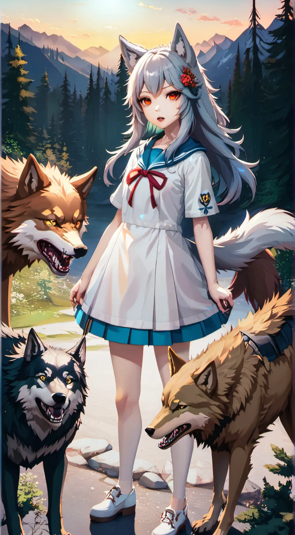 ai character: laxer background