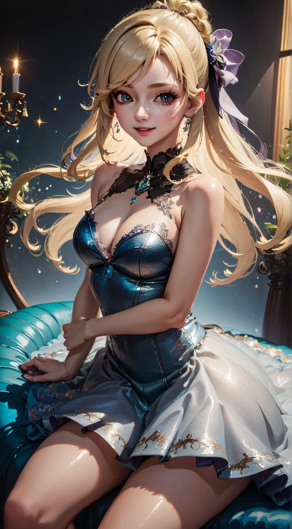 ai character: Eva  background