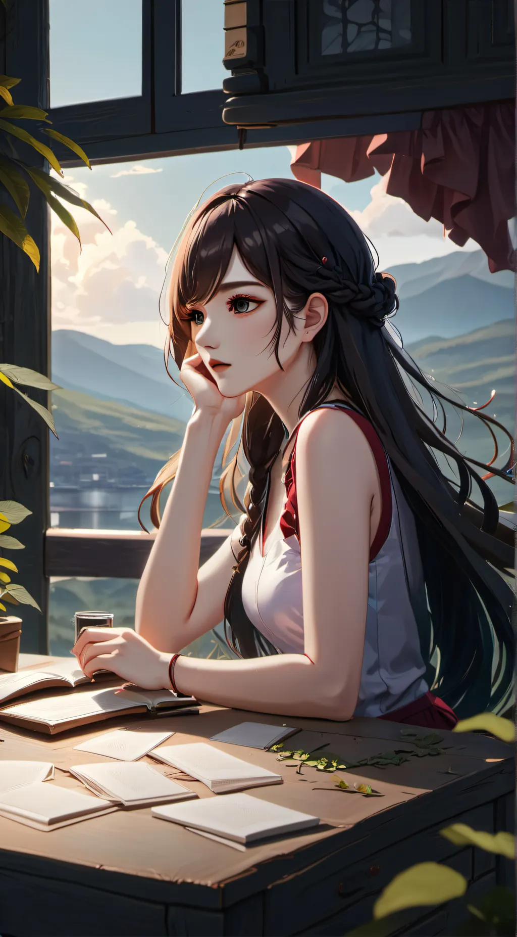 ai character: nova background