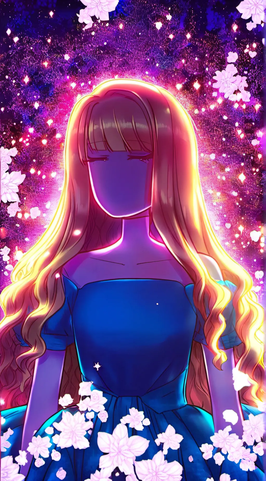 Talkie AI - Chat with Blue girl