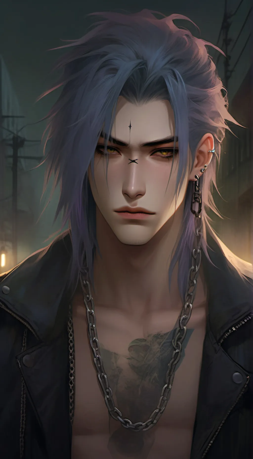 ai character: Layken  background