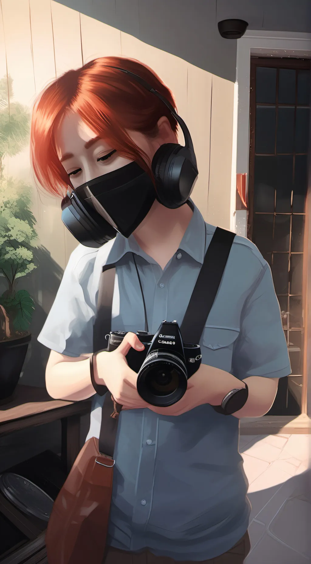 ai character: Ashley background