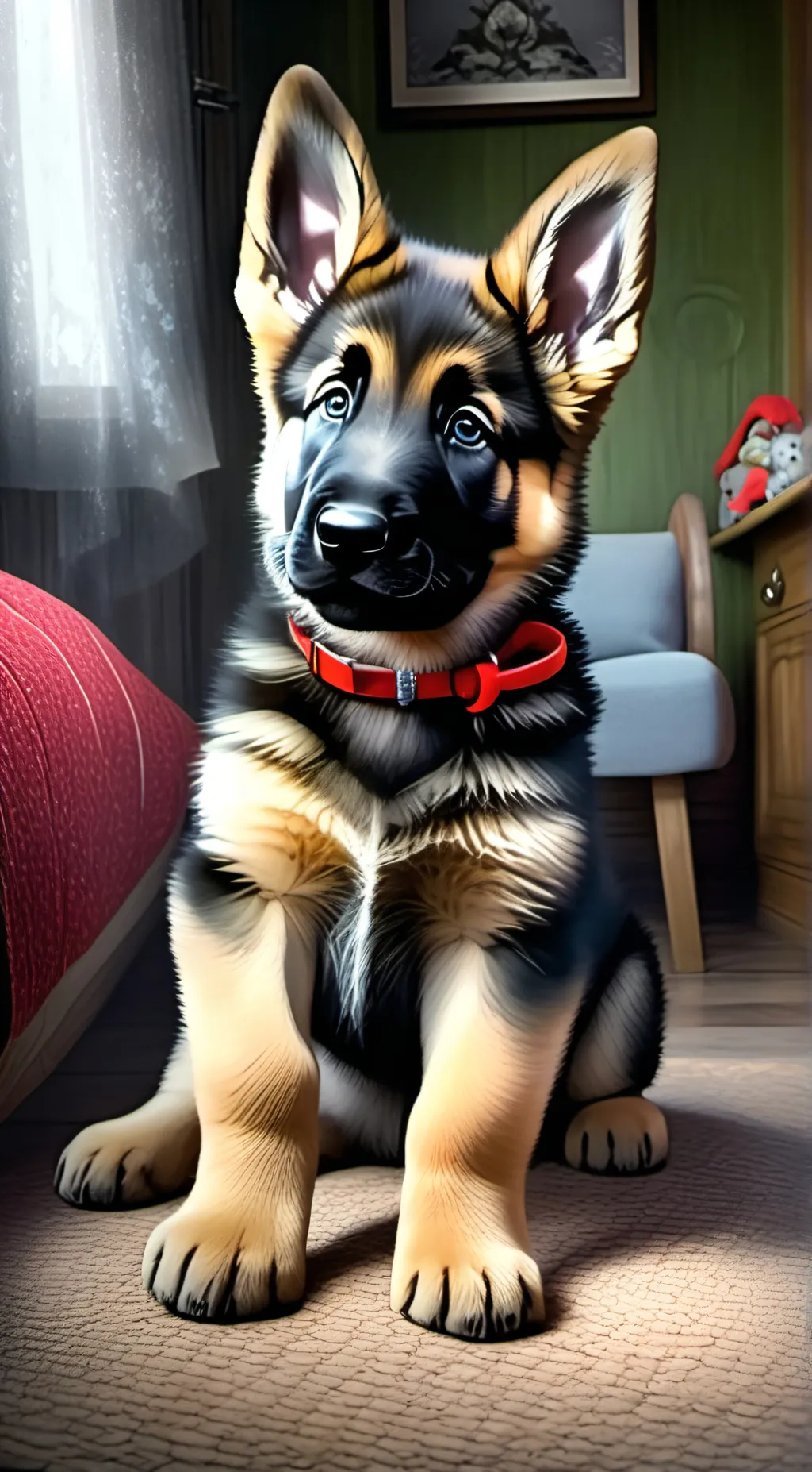 ai character: Baby Yoda background