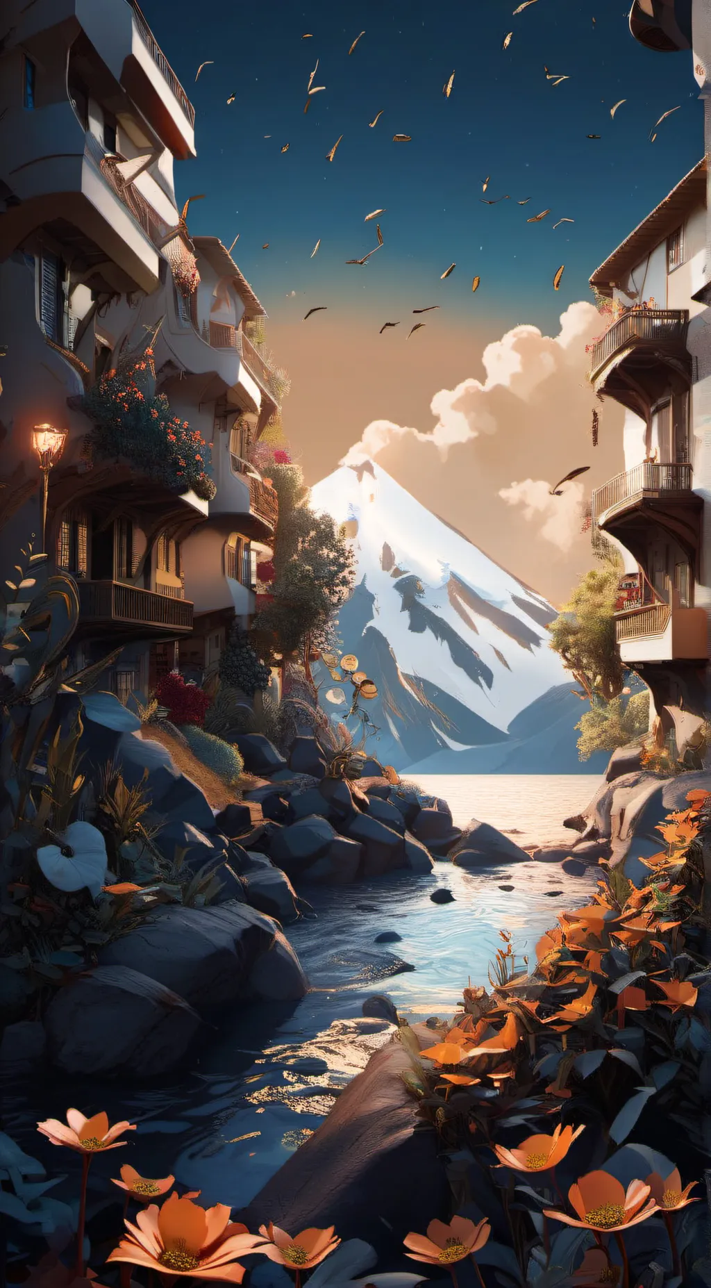 ai character: finish the lyrics background