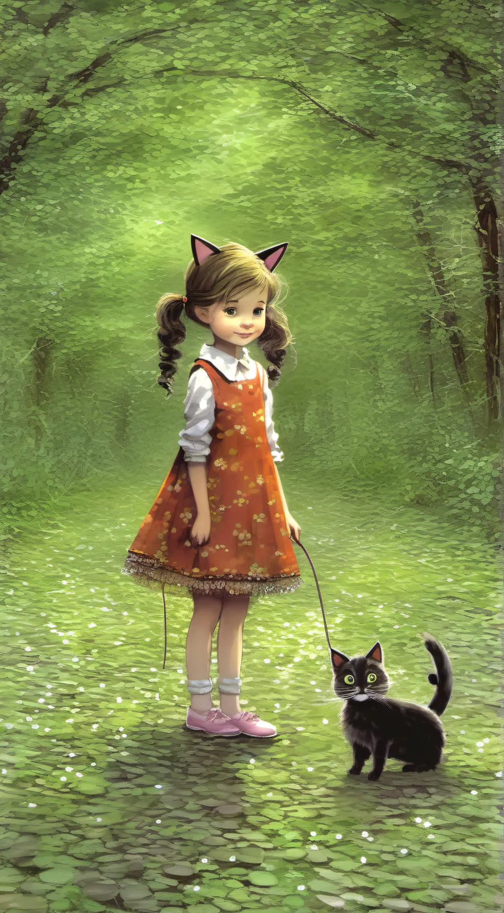 ai character: Kitty background