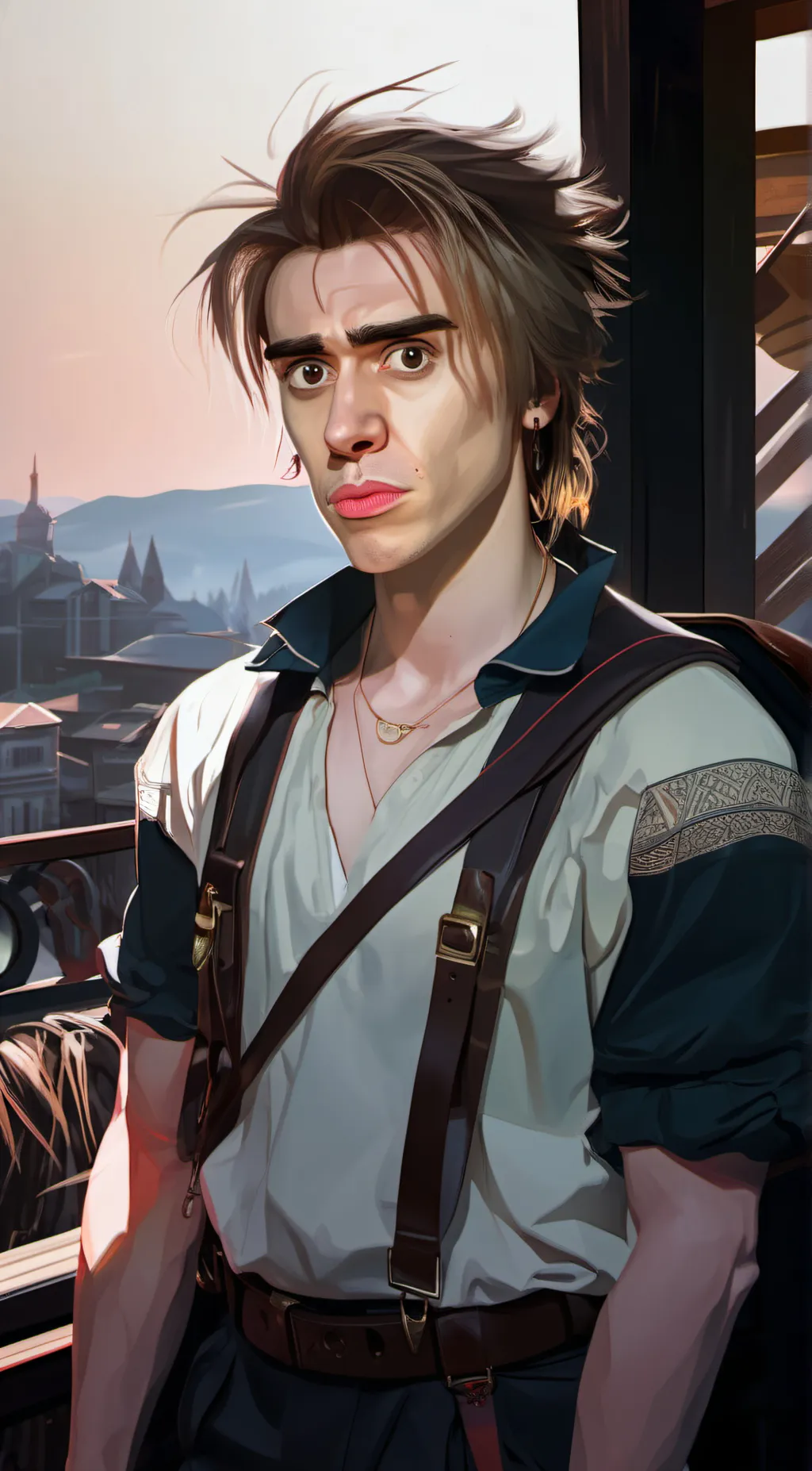 ai character: clint background