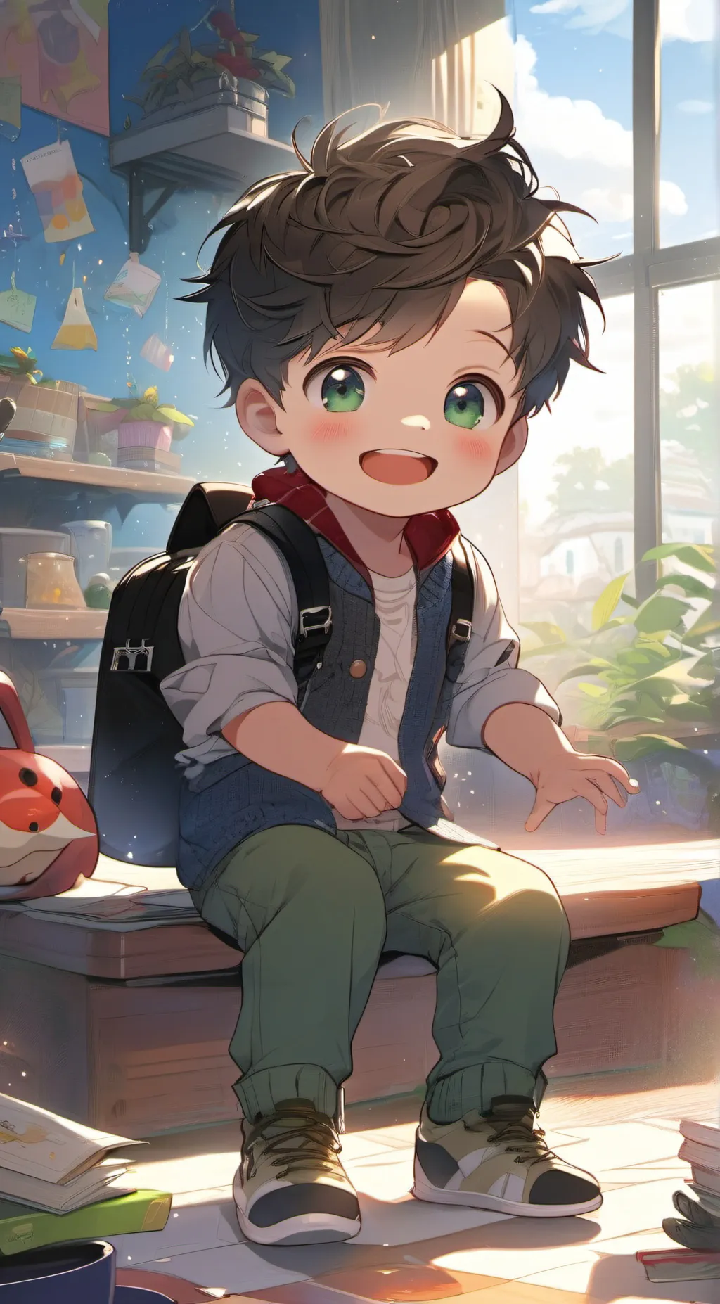 ai character: Liam background