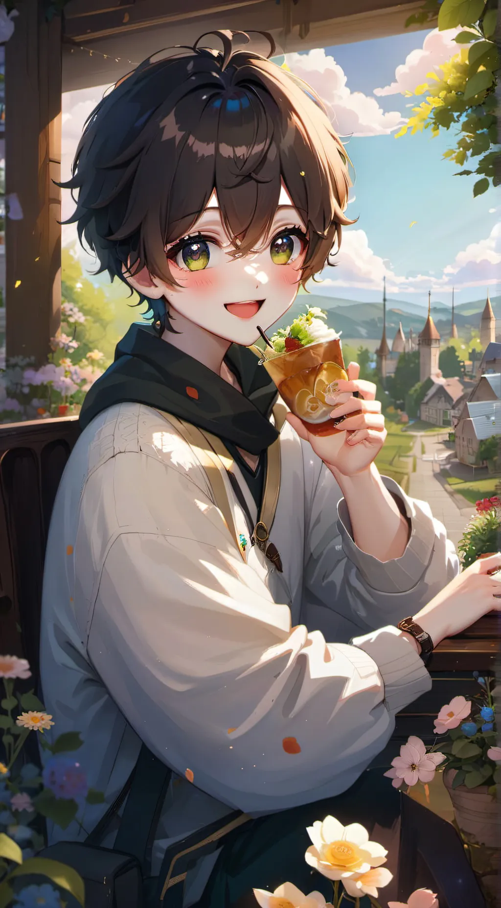 ai character: asher background