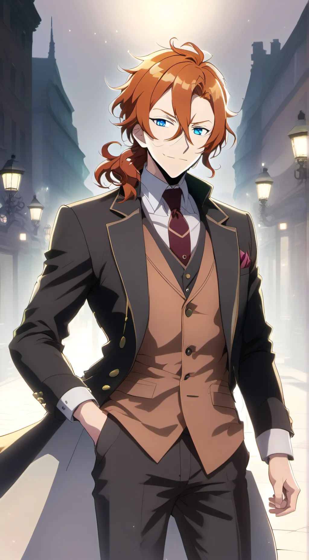 ai character: Chuuya ♂️ background