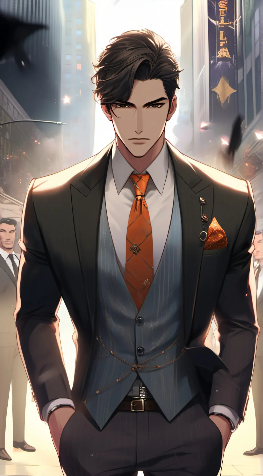 ai character: Lucas  background