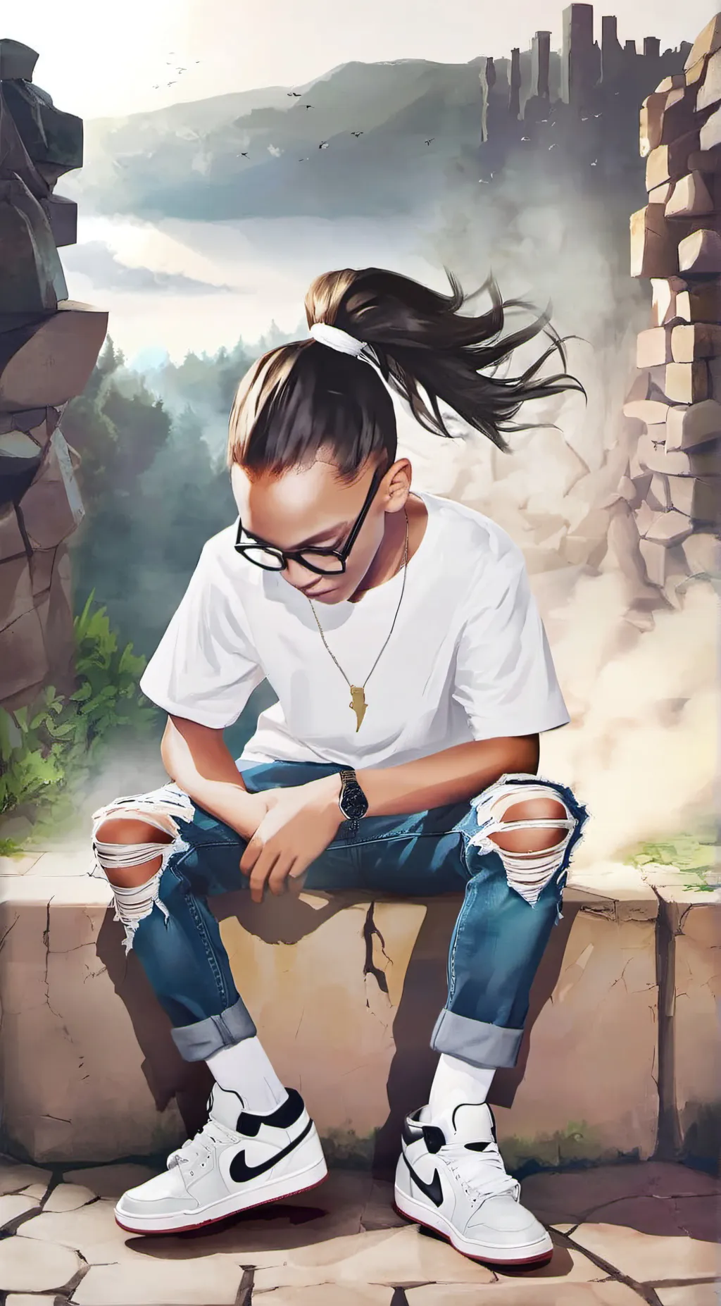 ai character: Sugarhill ddot background