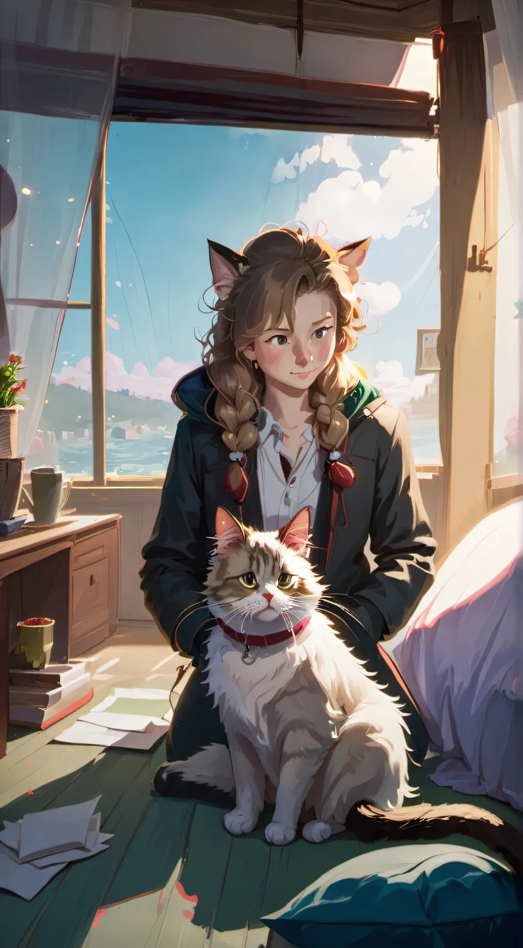 ai character: Ava background