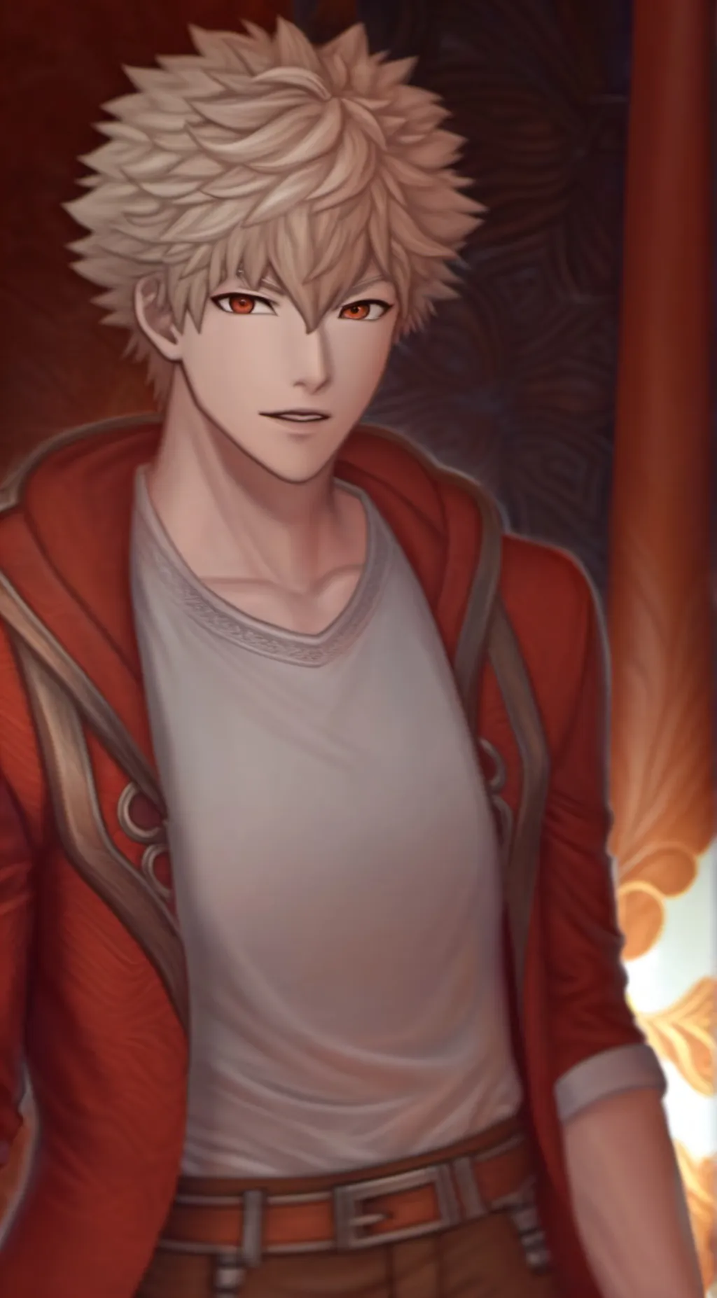 ai character: Bakugo background