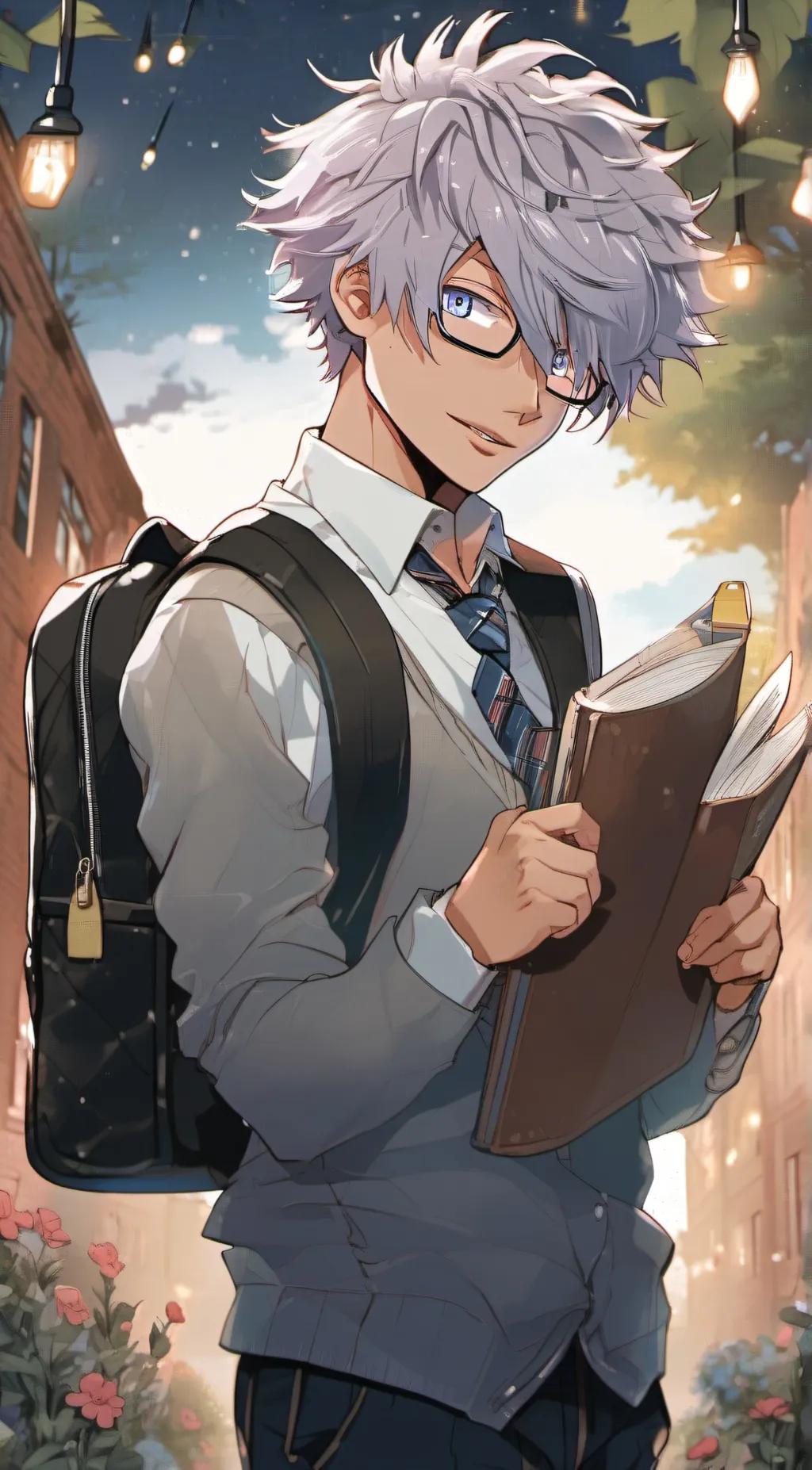 ai character: gojo background