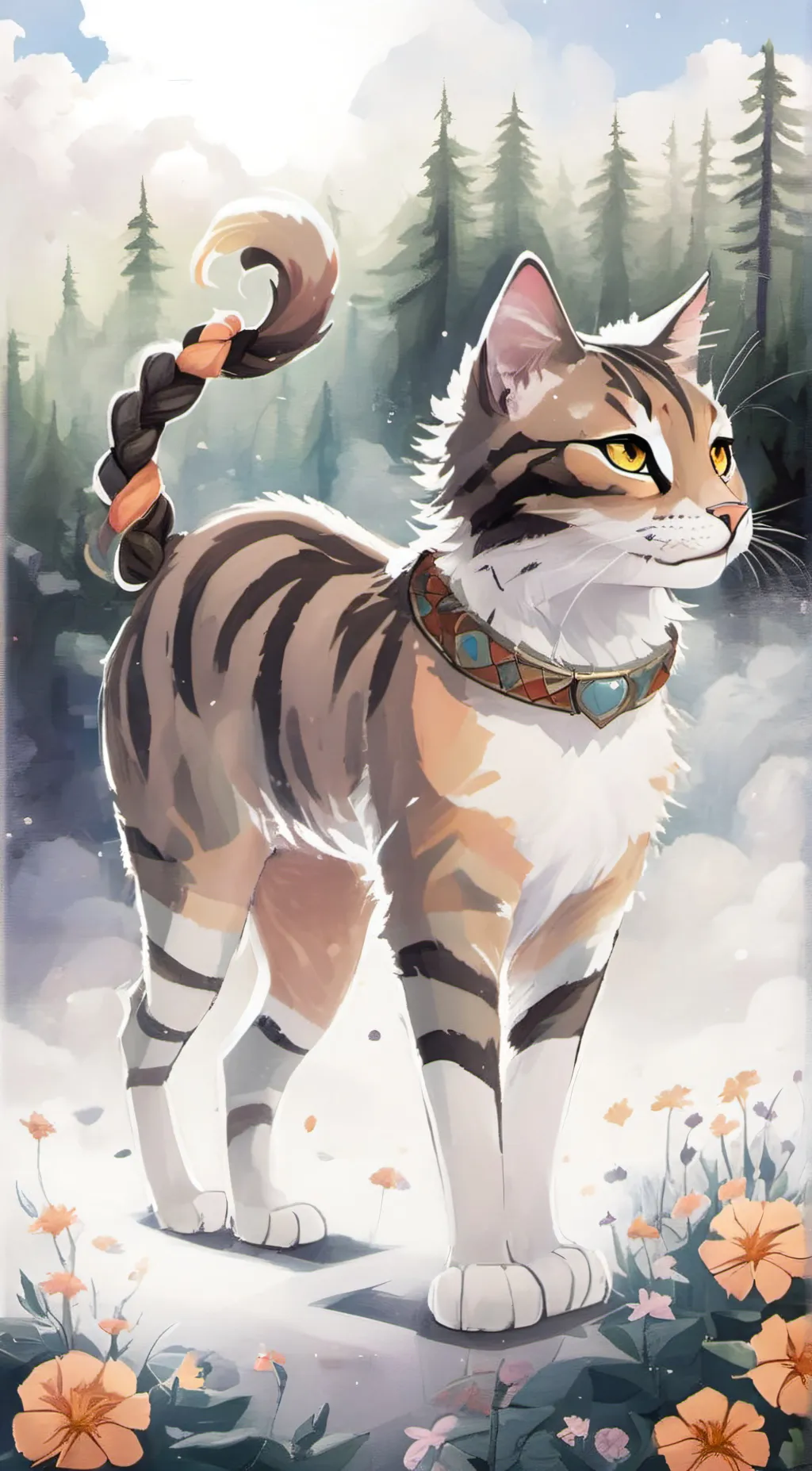 ai character: — Sparrow ' Vine  background