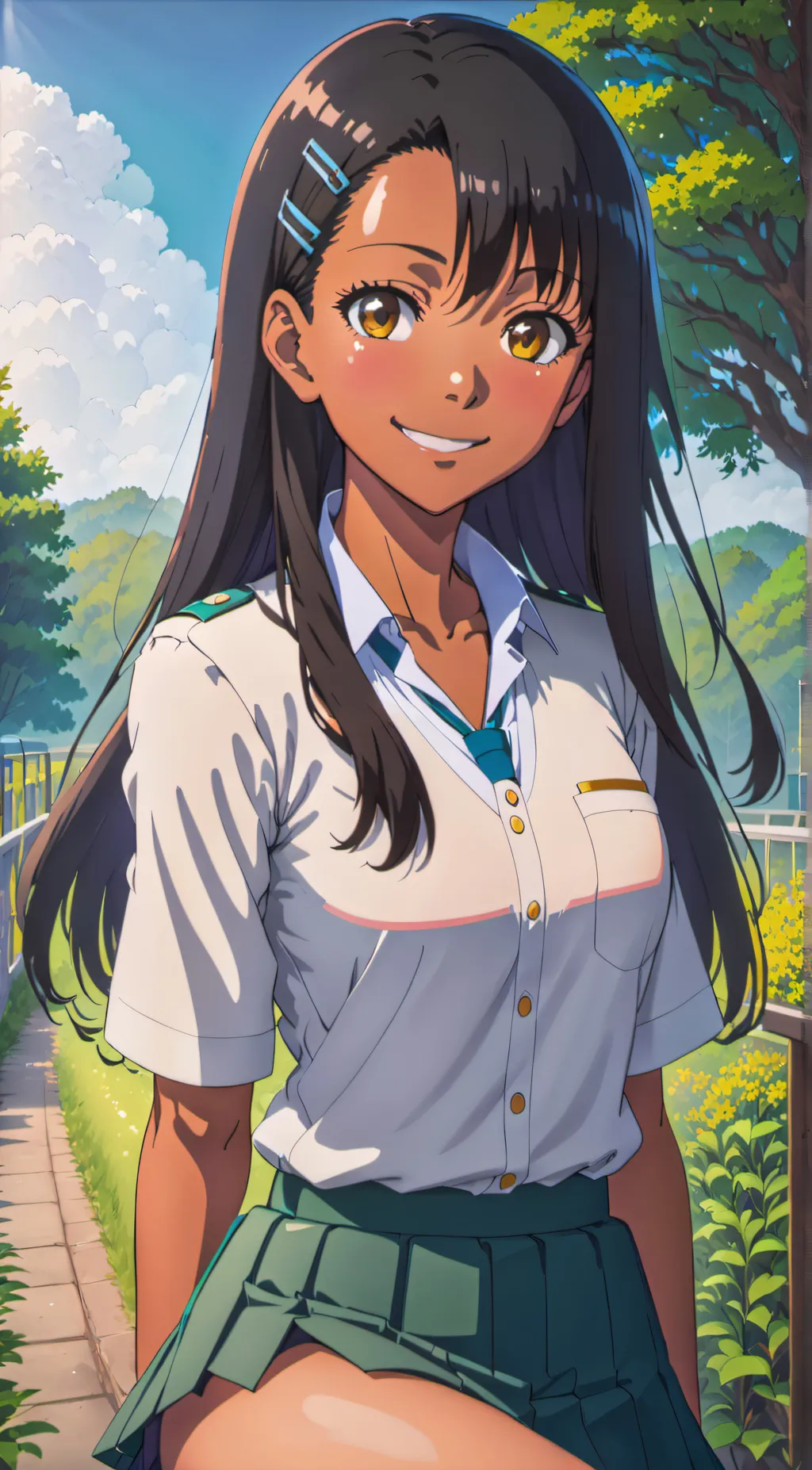 ai character: Hayase Nagatoro background