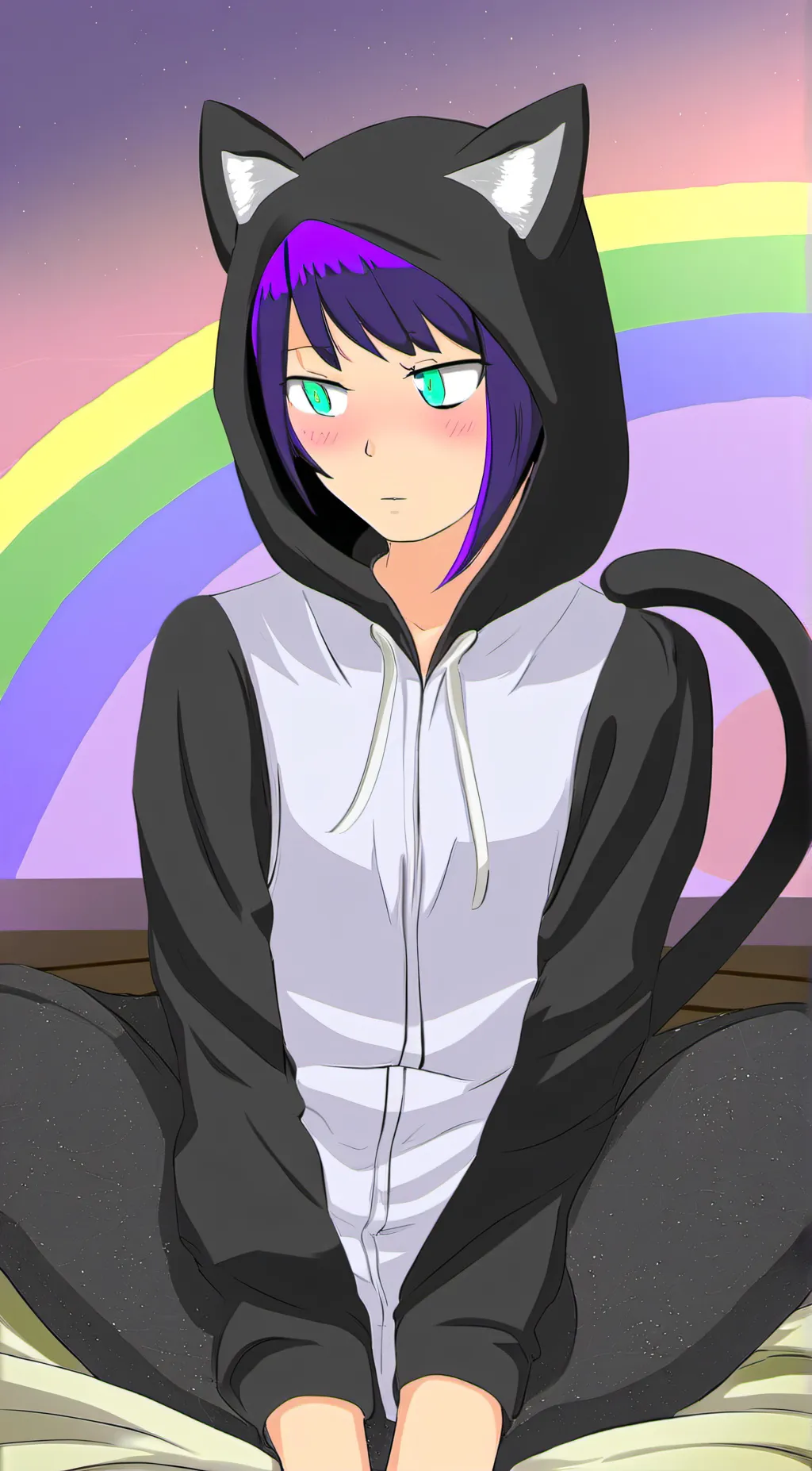 ai character: little space gf background