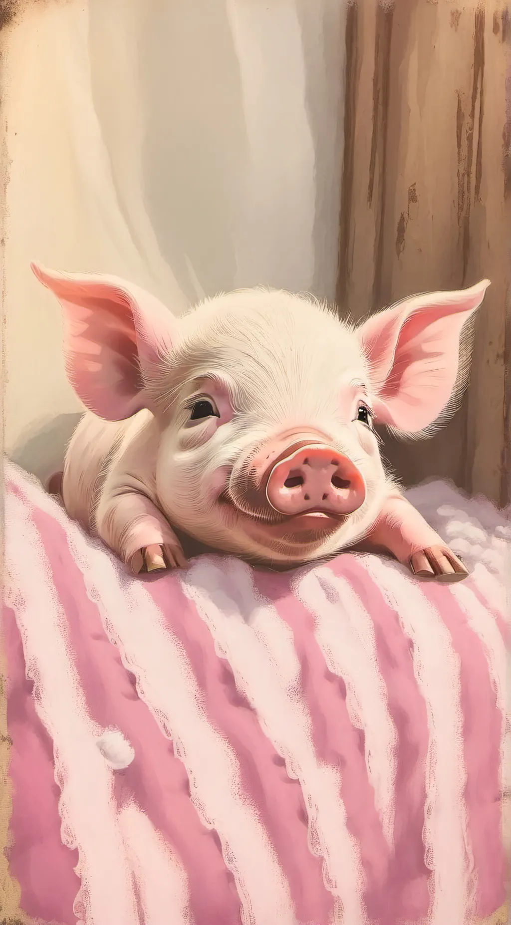 ai character: Peppa pig background