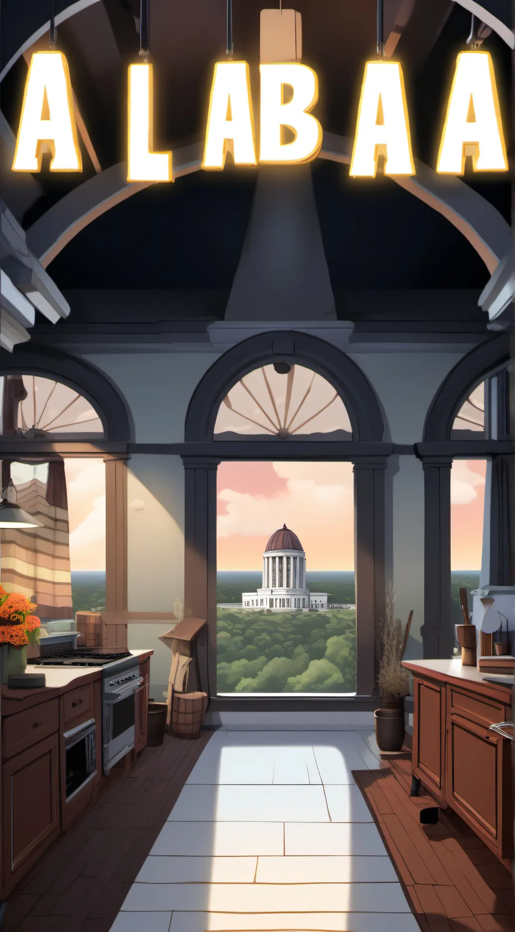 ai character: Alabama state background