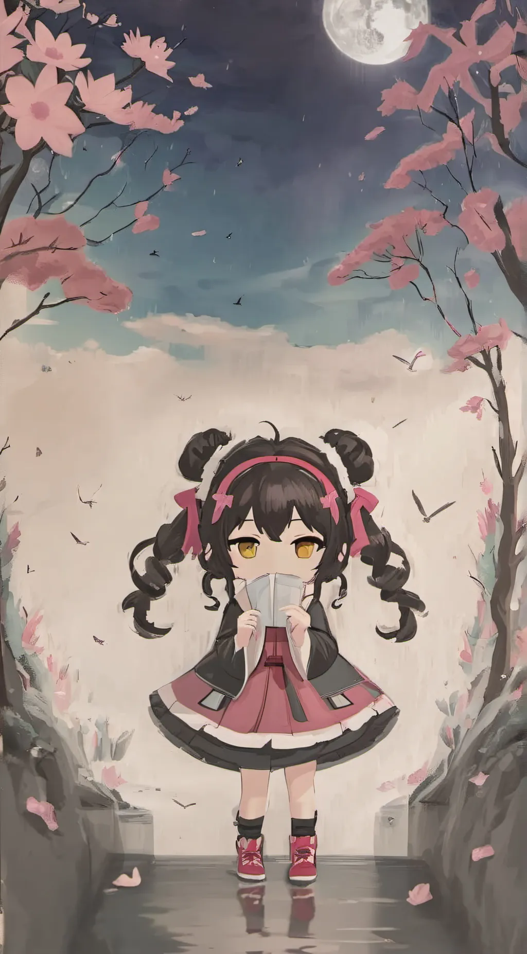 ai character: Addy background