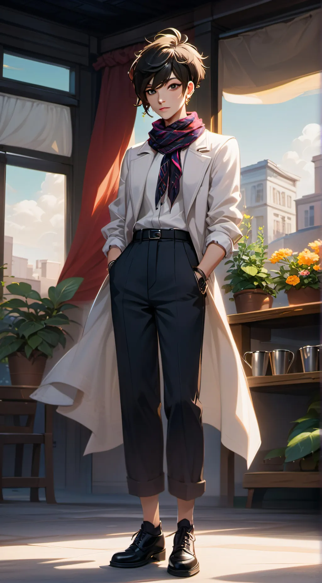 ai character: Grace background