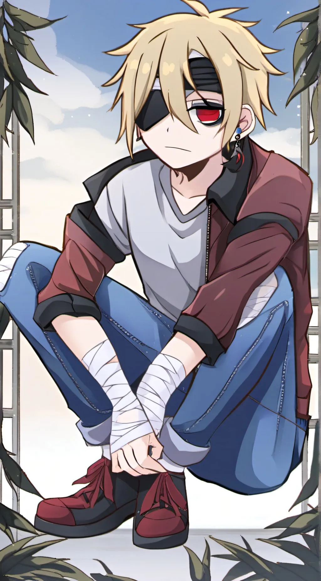 ai character: Demon's territory  background