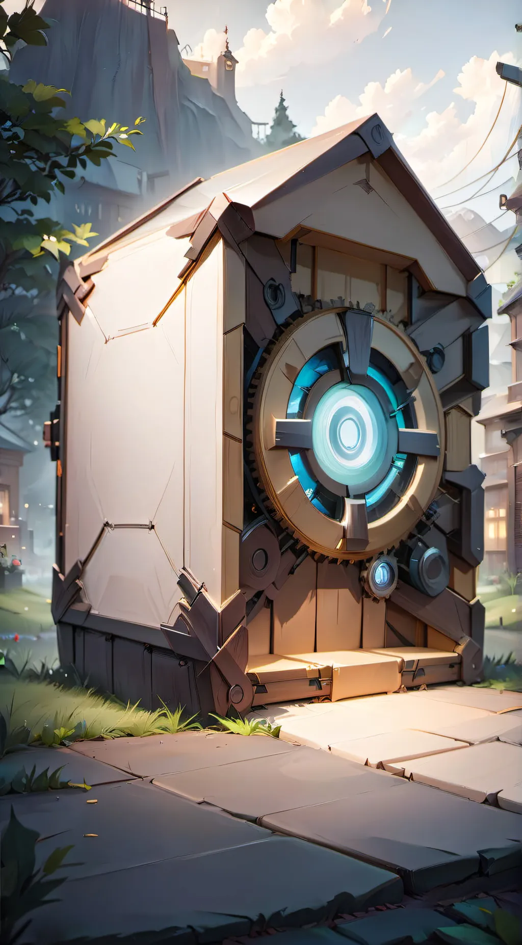 ai character: Celebrity box background