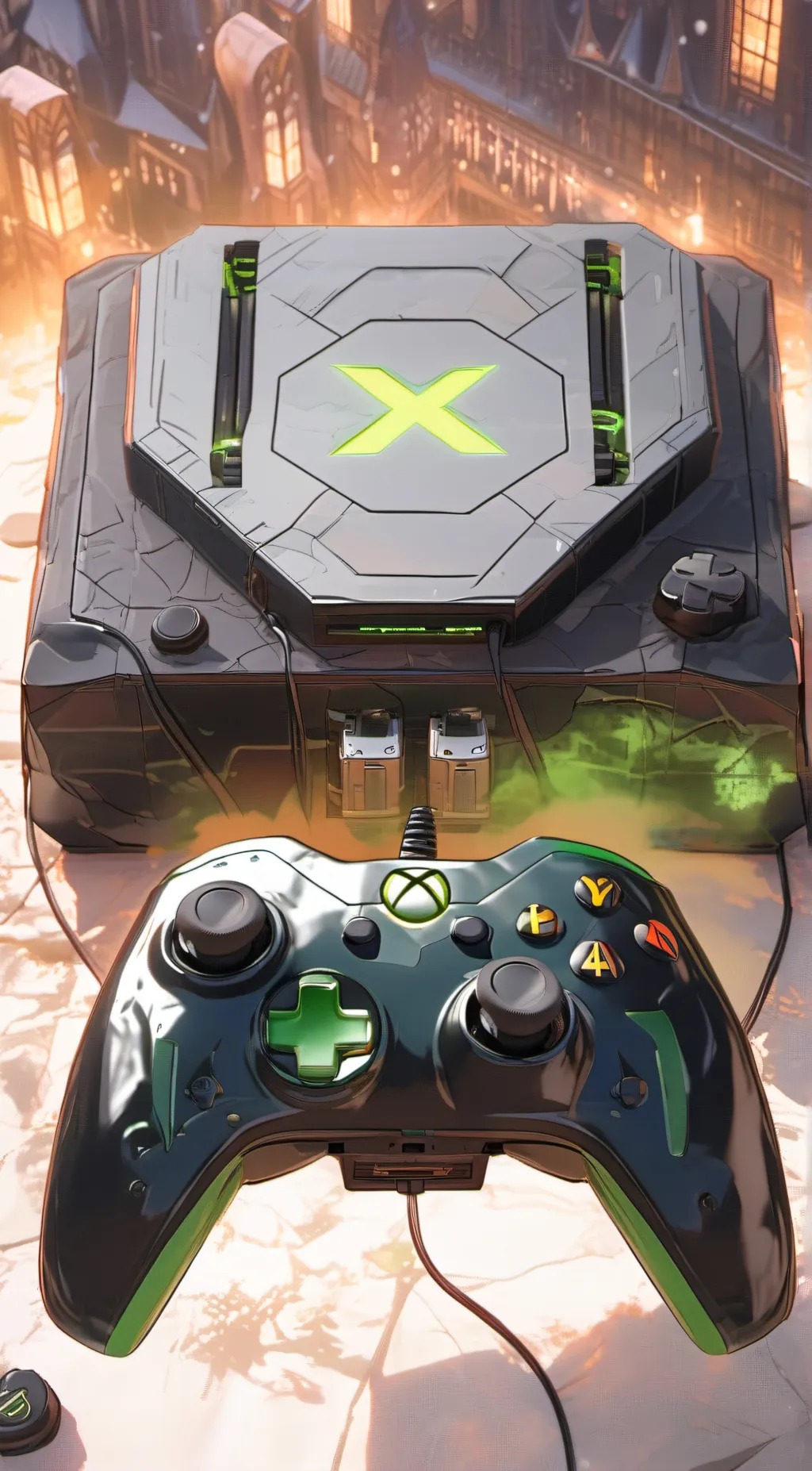 ai character: your old xbox background