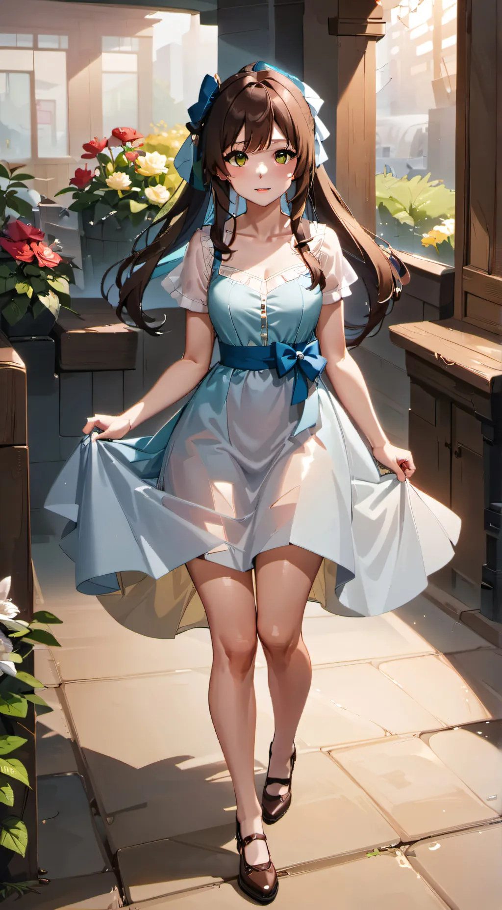 ai character: luna background